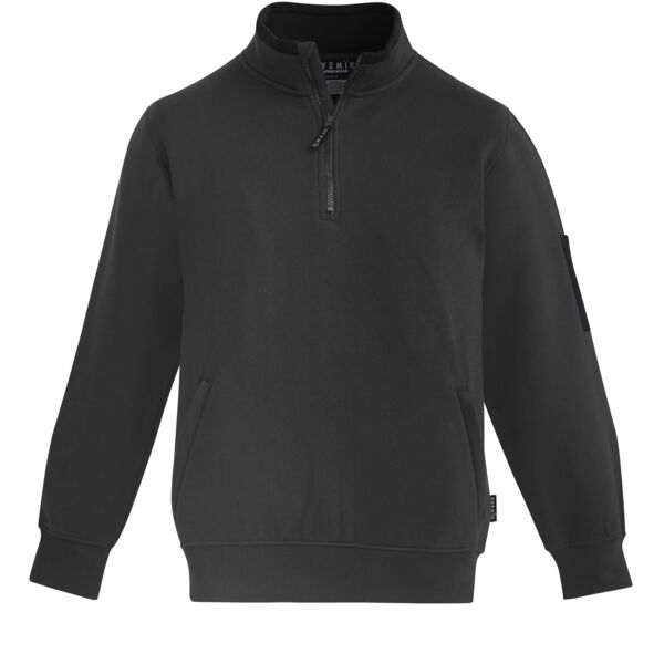 Unisex 1/4 Zip Brushed Fleece Pullover Thumbnail