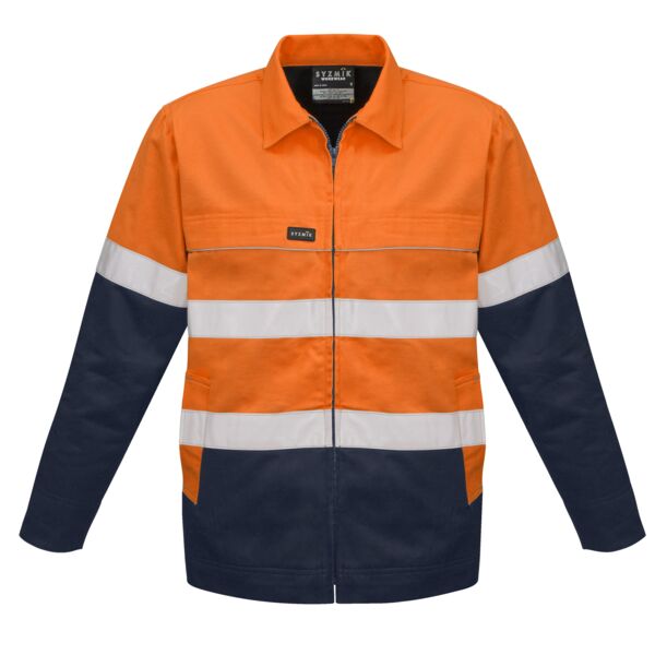 Mens Hi Vis Cotton Drill Jacket Thumbnail