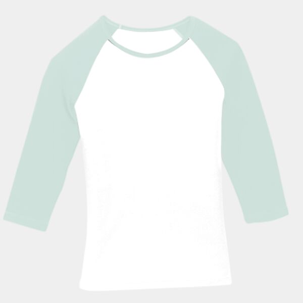 Ladies 3/4 Sleeve Raglan Tee Thumbnail